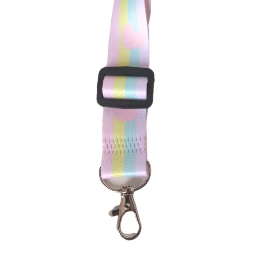 NWOT iPhone 5/5s/SE Pop It Rainbow Unicorn Silicone Phone Case w/AdjLanyard
